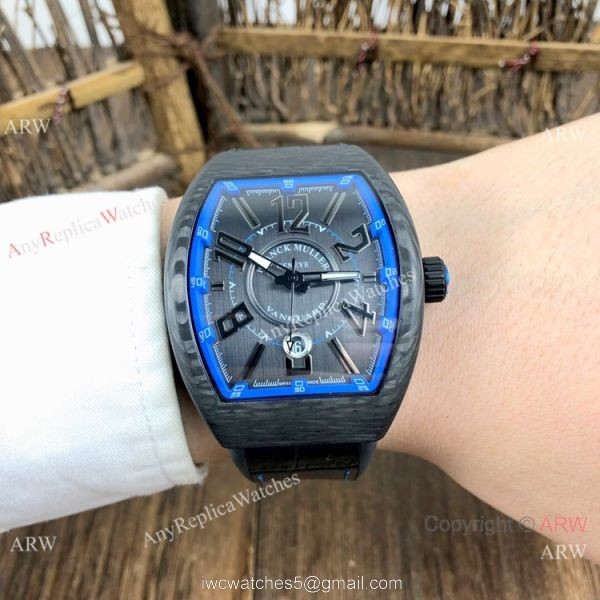 Swiss Quality Replica Franck Muller Vanguard Carbon Krypton Men Watches