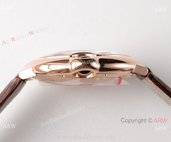V6 Factory V4 Ballon Bleu De Cartier Replica Watch Rose Gold 42mm