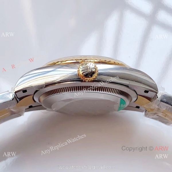 EWF Swiss Rolex Datejust Two Tone Diamond 36mm Watch EW Factory 3235 Movement