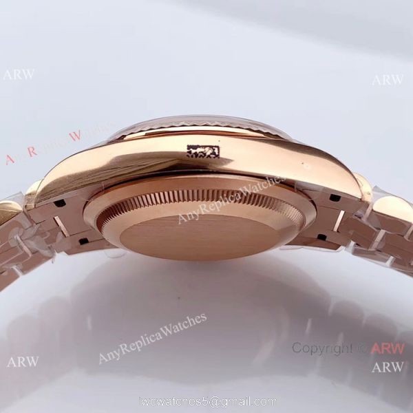 Swiss 3255 Movement Rolex Day-Date Rose Gold Case 36mm Watch