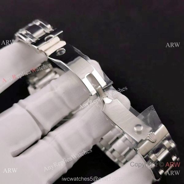 Rolex Day Date Special Edition Stainless Steel Diamond Bezel Watch 40mm