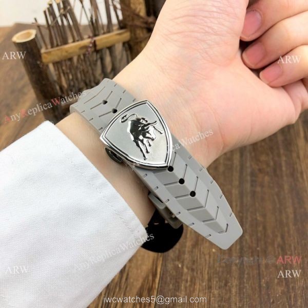 New Replica Lamborghini Spyder Gray Mens Watch