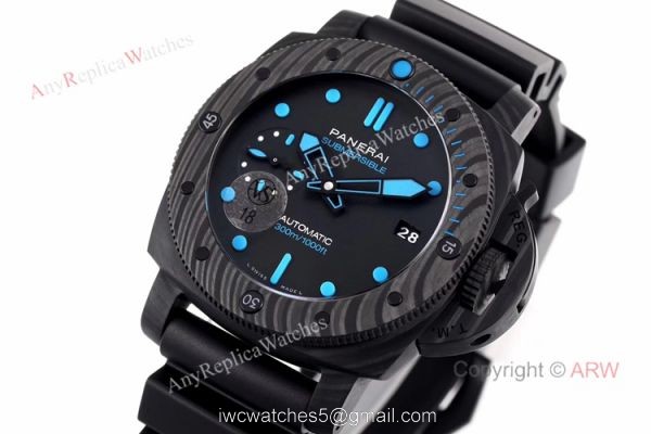 VS Factory New Swiss Replica Panerai Submersible PAM 960 42mm Carbon Watches