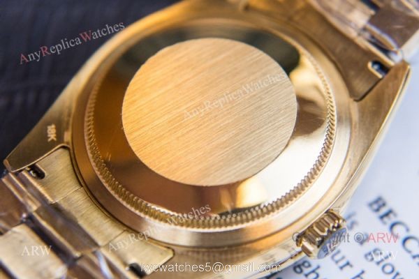 Swiss Copy Yellow Gold Rolex Datejust Diamond Watches For Men