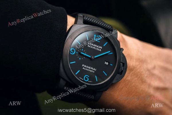 VSF New 2020 Panerai PAM01661 Luminor Marina Carbotech All Black Swiss Replica Watch