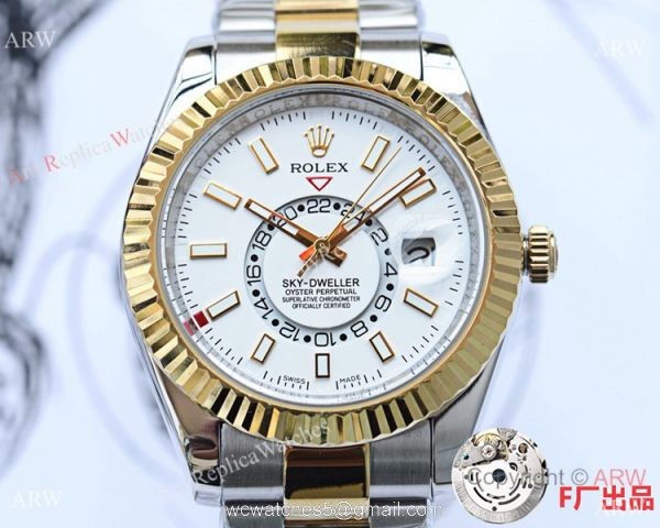 NEW UPGRADED Rolex Sky-Dweller Yellow Gold Watches 41mm
