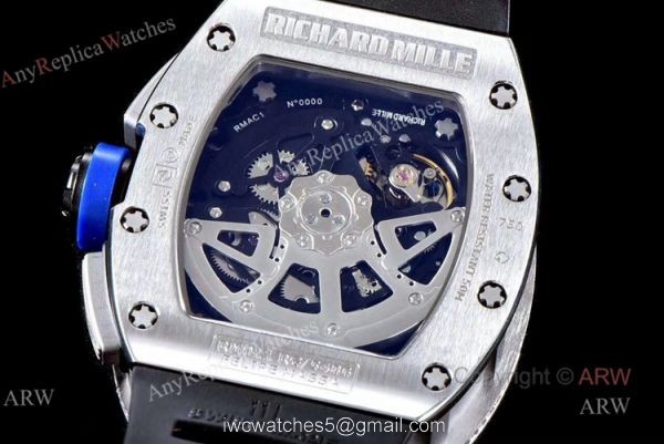 Swiss Made KV Richard Mille RM011 Felipe Massa Chronograph Diamonds Watch Replica