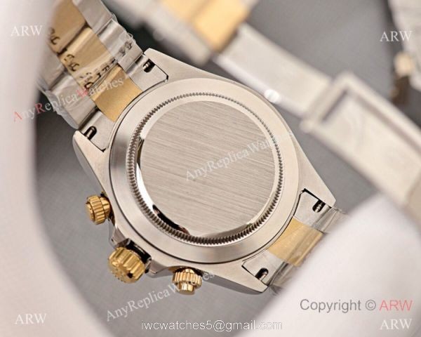 Copy Rolex Cosmograph Daytona 40 Watch Brown Dial with Diamond Markers