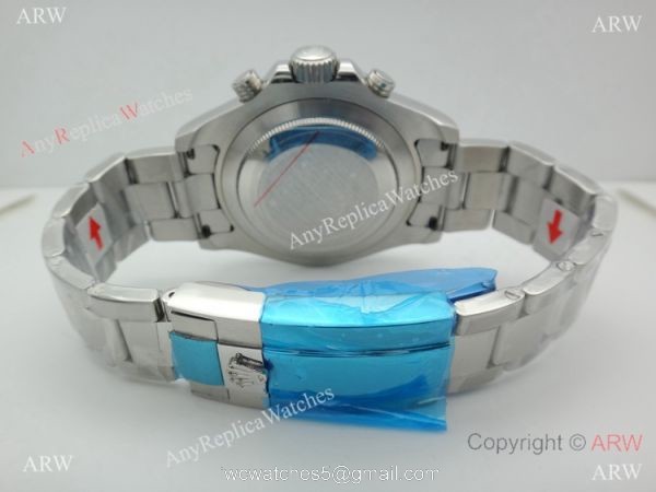 Copy Rolex Yacht-Master II Stainless Steel White Face Watch 44mm