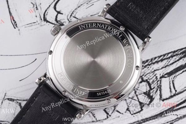 Swiss Iwc Portofino Automatic Watch Iwc Portofino 8 Days White Dial Power Reserve Fake Watch