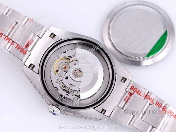 Swiss Replica Rolex Iced Out Sky-Dweller Seagull2824 Watch 904L Stainless Steel