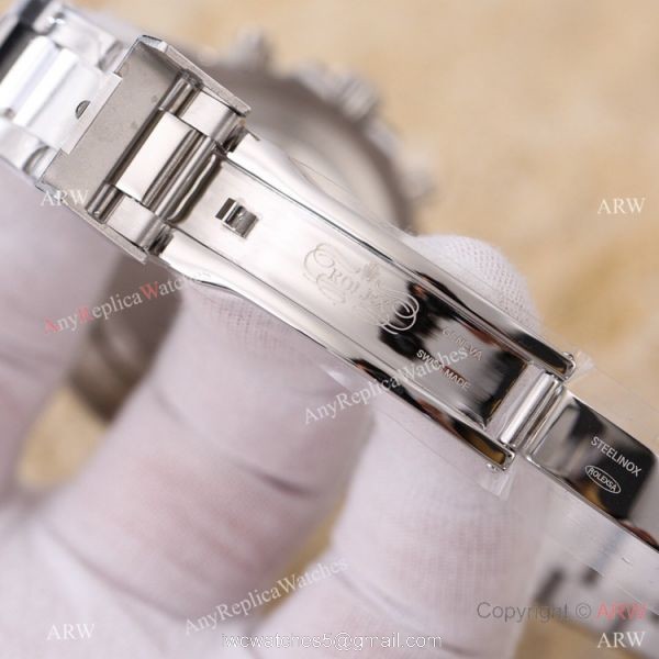 Swiss Quality Replica Rolex Comograph Daytona Rhodium Gray Watch 43mm