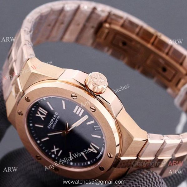 Swiss Replica Chopard Alpine Eagle Men Watch 41mm Blue Dial Rose Gold