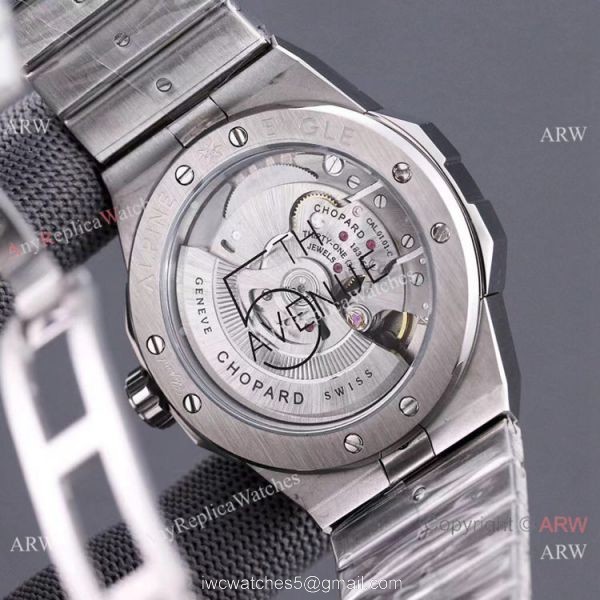 Swiss Replica Chopard Alpine Eagle chopard 298600 Watch 41mm White Dial Stainless Steel