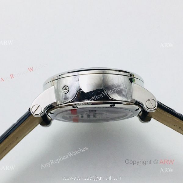 (GZF) 1:1 Quality Cartier Watch Copy Ronde De Cartier Blue Dial Chronograph Watch 40mm