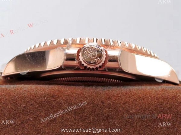 VR Factory Max Version Rolex GMT Root Beer Real 18k Rose Gold Swiss Replica Watch
