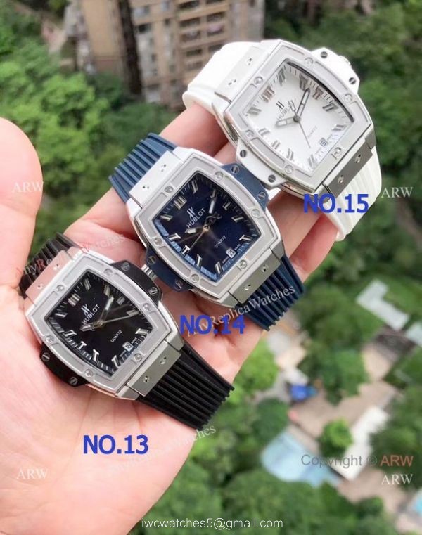 Copy Hublot Spirit of Big Bang Womens Watches Stainless Steel Diamond Case