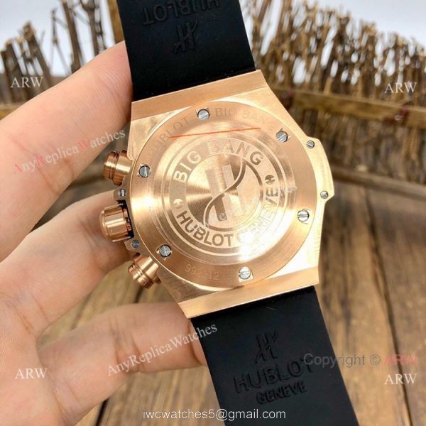 Top Grade Hublot Big Bang Unico Sapphire Watch Rose Gold Iced Out Bracelet