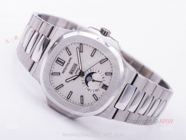 V9 Factory New Patek Philippe Nautilus Stainless Steel Swiss 324S Best Replica Watches