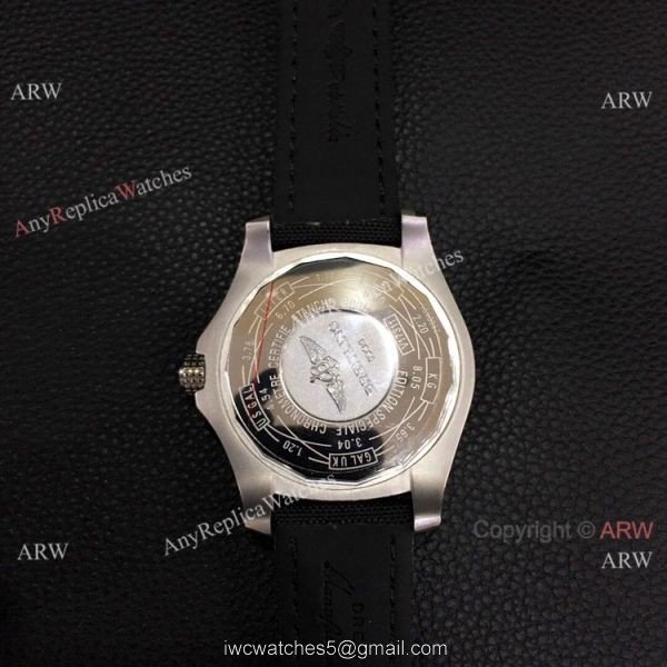 Breitling Avenger II Seawolf Watch Stianless Steel and Yellow Face