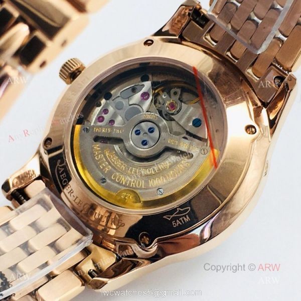 (JLF) New Replica Jaeger-Lecoultre Moonphase Rose Gold Automatic Watch 40mm