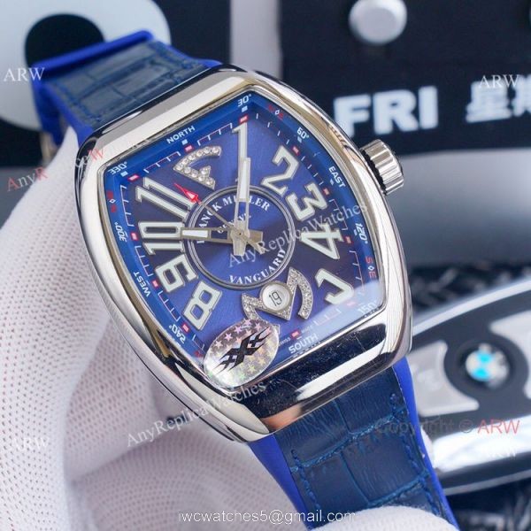 Best Replica Franck Muller Vanguard Yachting v45 Watches Rose Gold Dial