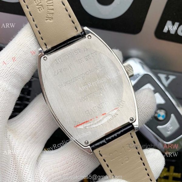 Best Copy Franck Muller Cintree Curvex Double Flying Tourbillon Watches SS White Dial