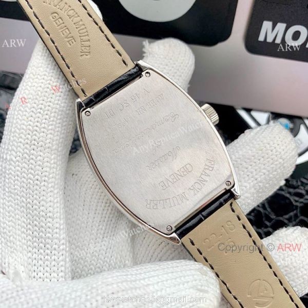 Copy Franck Muller Cintree Curvex Double Flying Tourbillon Black Dial Watches