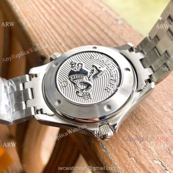 Fake Omega Seamaster James Bond 007 Blue Dial Stainless Steel Watches