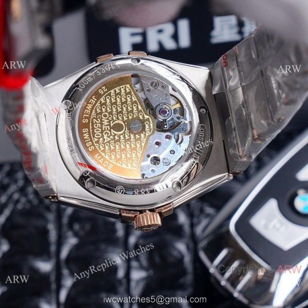 New Replica Omega Constellation Two Tone Diamond Bezel Omega Couple Watch
