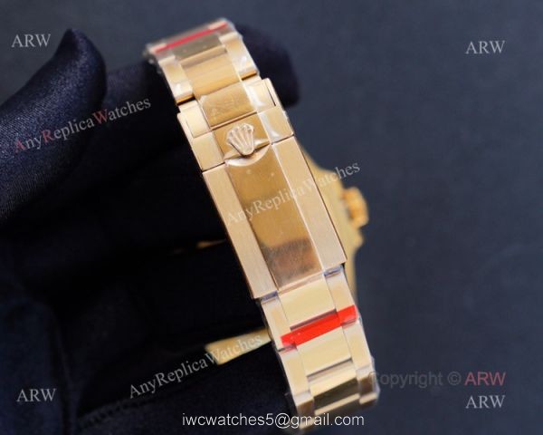Best Replica Rolex GMT Master ii Yellow Gold GMT Rainbow Watches For Men