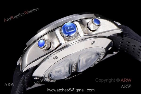 Black Tag Heuer Carrera Automatic Asia 7750 Replica Watches For Men