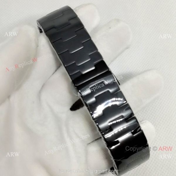 Fake Panerai Luminor GMT PAM 1441 Men Watch Black Steel