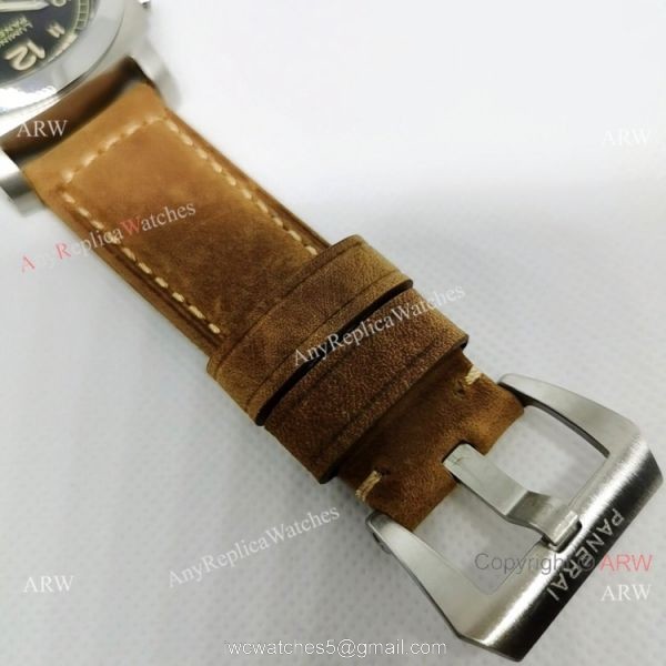 Panerai Luminor PCYC PAM 653 Watch Stainless Steel Black Face 44mm