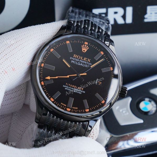 New Rolex Milgauss Titan Black for Mens Watch Replica