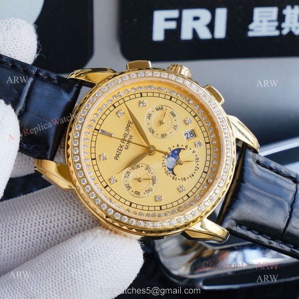 New Patek Philippe AAA Watch Fake Patek Philippe Geneve Complications Moon Dial