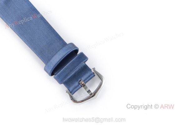 Replica Cartier Bees Decor Swiss Quartz Watch With Cartier Blue Leather Band