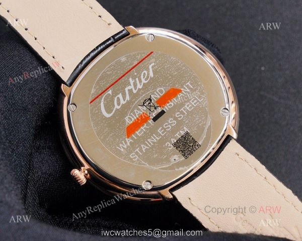 Swiss Copy Cartier Panther Rose Gold Diamond Watch For Men
