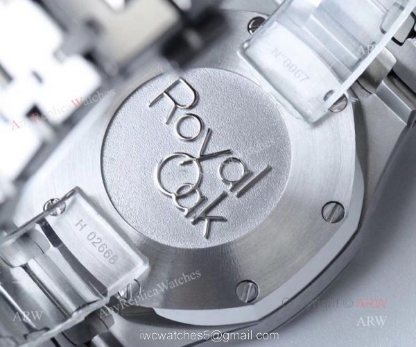 JH Factory Royal Oak Audemars Piguet Replica Watch Blue Chronograph Dial 26331OR