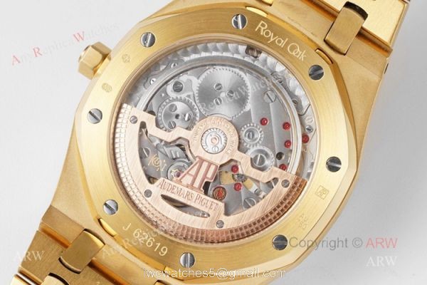 New 15202 Audemars Piguet Royal Oak All Gold Swiss Replica Watch 39mm
