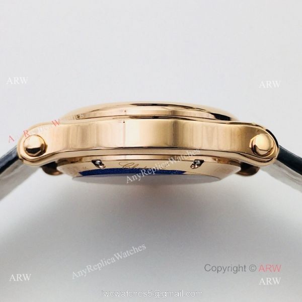 Swiss Copy Chopard Happy Diamonds Watch Women Chopard Happy Sport Rose Gold For Sale