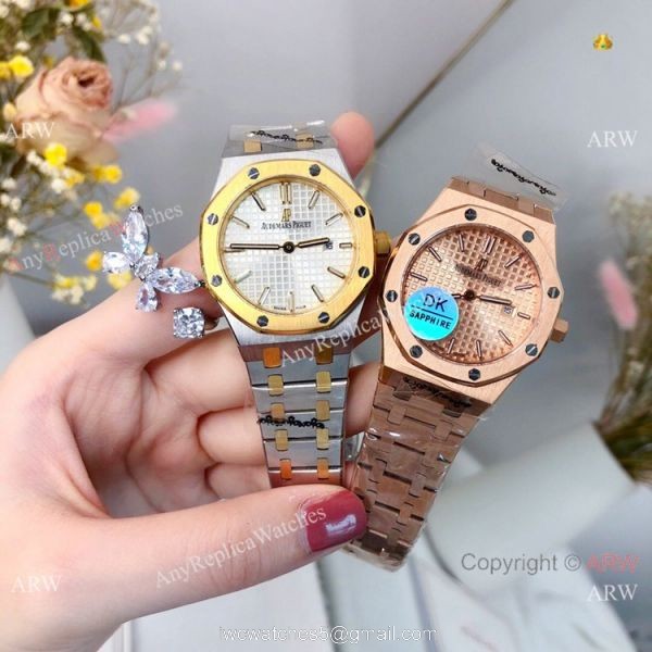 Best Copy Audemars Piguet Royal Oak Two Tone Watch 33mm Women