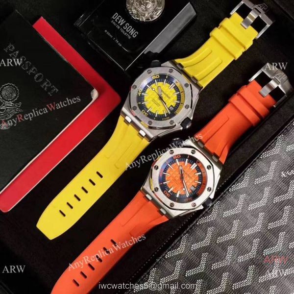 Replica Audemars Piguet Royal Oak Offshore Diver Watches Green Dial