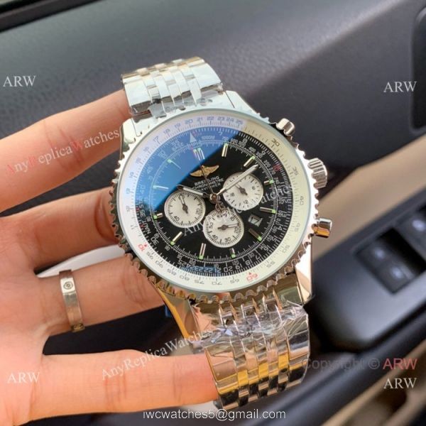 Best Replica Breitling Navitimer 01 Brown Leather Strap Watches