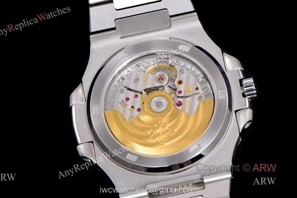(GR) V2 Version Patek Philippe Nautilus Blue Dial Stainless Steel Swiss Replica Watches