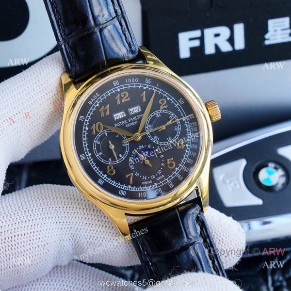 Swiss Grade Replica Patek Philippe Base 1000 Yellow Gold Watches