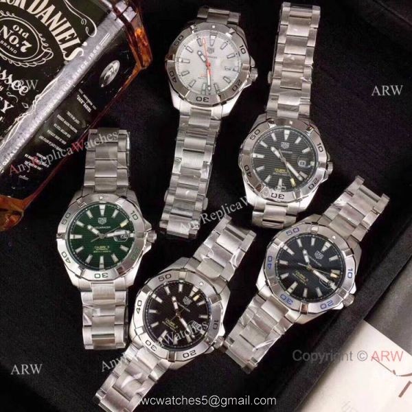 Tag Heuer Aquaracer Calibre 5 Stianless Steel Watches For Sale