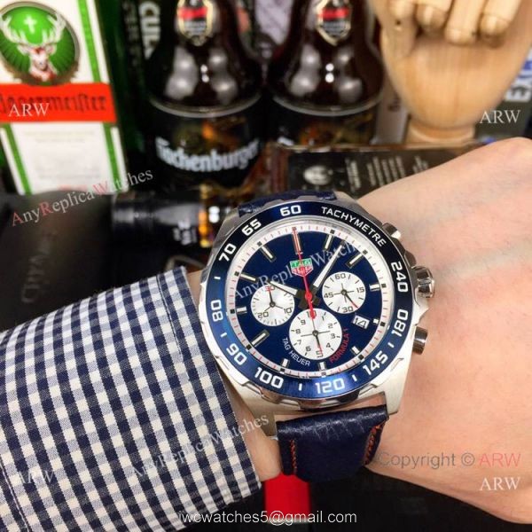 Clone Tag Heuer F1 Formula 1 Chronograph 41mm Watches Red Inner
