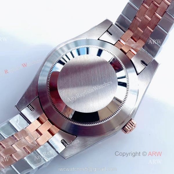 41mm Rolex Jubilee Rose Gold Datejust Noob Replica Watches For Men