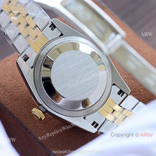 Swiss Copy Datejust Rolex Jubilee Rose Gold White Face 36mm Watches